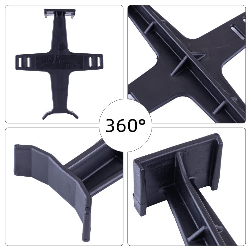 PRO CAKEN 10.6 inch Universal Motorcycle Fork Brace Protection Plastic Fork Support Guard Fork Saver for Most Motorcycles Pit Dirt Bikes Motorcycle Accessories-Black - Image 3